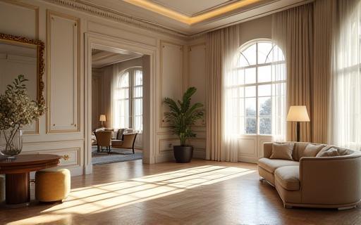 Classic Dutch luxury architecture with elegant interiors